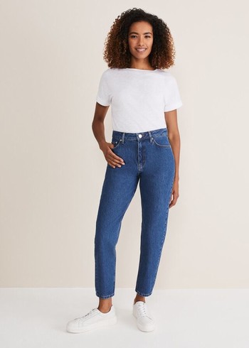 Phase Eight Prue Mom Trousers Wash/Blue USA | 8025937-AW